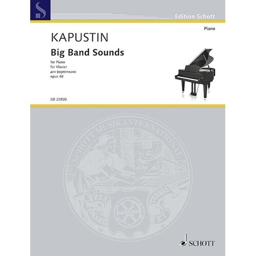 Kapustin - Big Band Sounds Op 46 For Piano (Softcover Book)