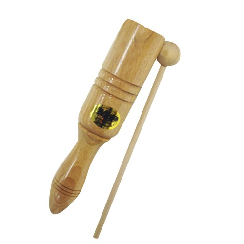 10 x MANO PERCUSSION - Single Wooden Tone Block  7 .5" long, Beater Included