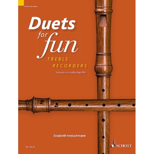 Duets For Fun Treble Recorder (Softcover Book)