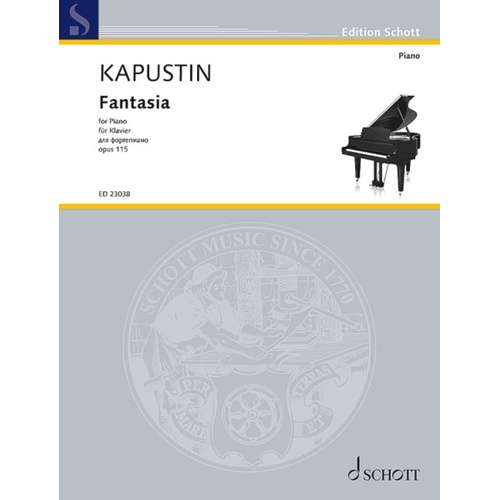 Kapustin - Fantasia Op 115 For Piano Softcover Book (Piano)
