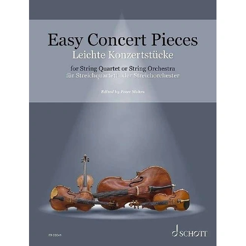 Easy Concert Pieces for String Quartet - Schott Music - Cello & Viola - 128 Pages