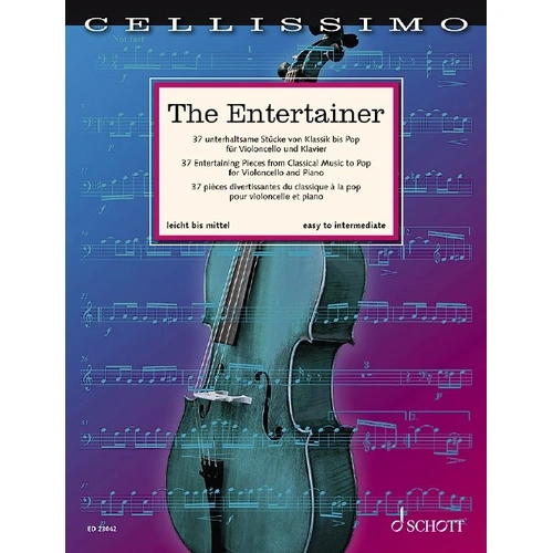 Cello Cellissimo: 37 Popular Recital Pieces for Cello, Modern Styles & Classic Arrangements, Schott Music, 120 Pages