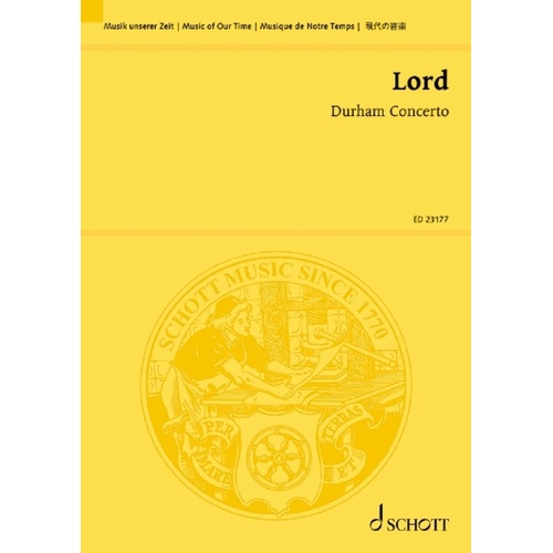 Lord - Durham Concerto Study Score