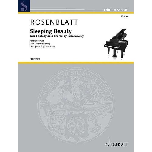 Rosenblatt Sleeping Beauty Jazz Fantasy Piano Duet by Schott Music, 32 Pages