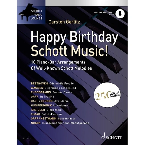 Happy Birthday Schott Music! 10 Piano Arrangements by Carsten Gerlitz