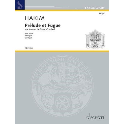 Hakim - Prelude et Fugue for Organ, Organ Solo, 16 Pages, Schott Music