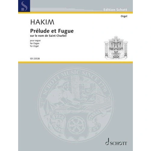 Hakim - Prelude et Fugue for Organ, Organ Solo, 16 Pages, Schott Music