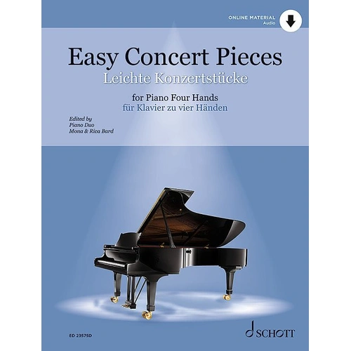 Easy Concert Pieces for Piano Four Hands - Schott Music