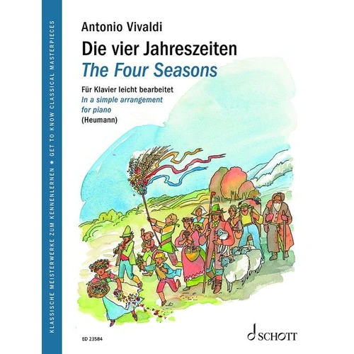Vivaldi - The Four Seasons Op. 8/1-4 Easy Piano Arranged by Heumann