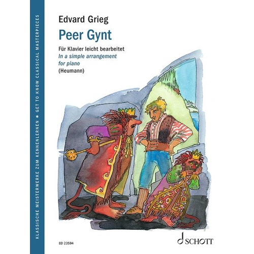 Grieg - Peer Gynt Op. 46 & 55 Easy Piano Arrangements by Heumann