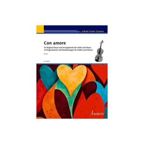 Con Amore 14 Pieces for Violin and Piano by Wolfgang Birtel