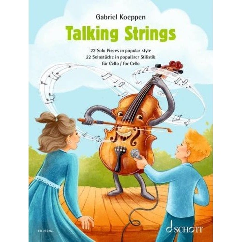 Koeppen Talking Strings Cello Collection - 22 Pieces for Teaching, Recital, and Concert Use