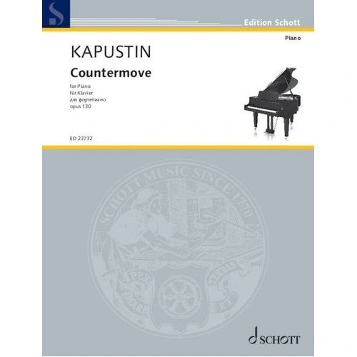 Kapustin - Countermove Op. 130 Piano Sheet Music