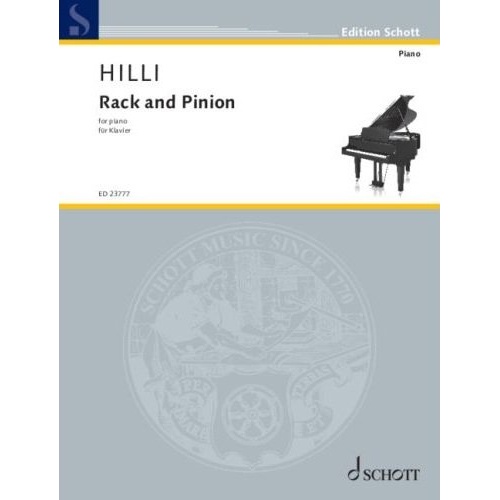 HILLI Rack and Pinion for Piano - Piano Solo, 48 Pages, Publisher: Schott Music