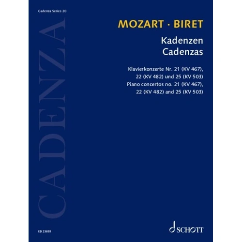 Biret - Cadenzas for Mozart Piano Concertos No 21, 22, 23