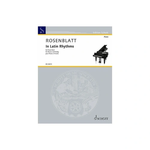 In Latin Rhythms for Piano Duet by Alexander Rosenblatt