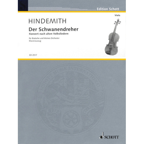 Der Schwanendreher Concerto Vla/Piano Book