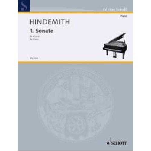 Hindemith - Sonata No 1 A Maj The Main Piano (Softcover Book)