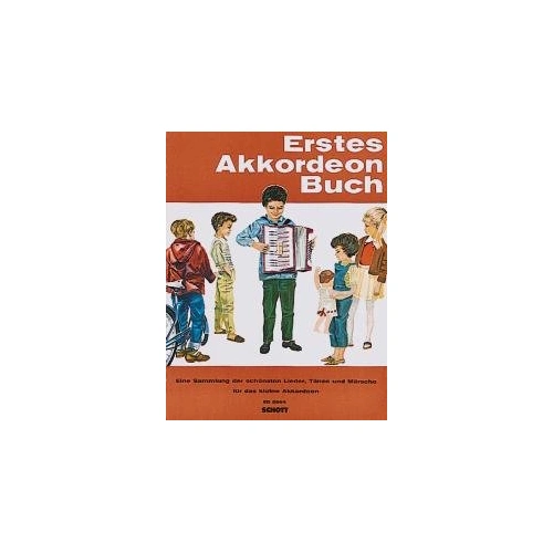 Erstes Akkordeon-Buch Vol. 1 by Schott Music, 28 Pages, Accordion