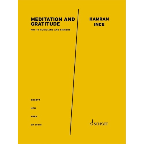 Ince - Meditation & Gratitude 10 Musicians/Singers Score