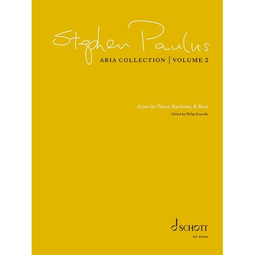 Stephen Paulus - Aria Collection Vol. 2 for Tenor, Baritone, Bass