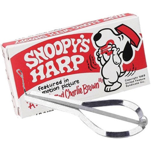 SNOOPY JAW HARP Nickel Plated Steel - Made in the USA