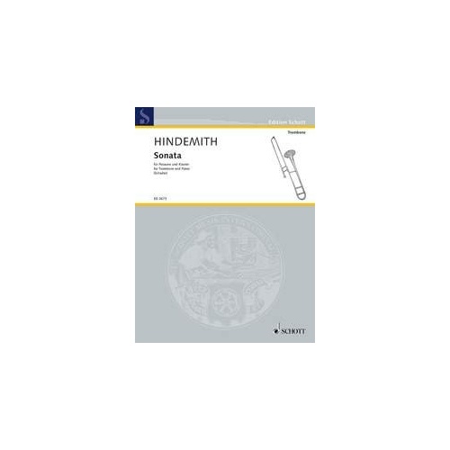 Hindemith Sonata for Trombone and Piano (1941) - Schott Music, 36 Pages, ABRSM Grade 8, Trinity Grade 7
