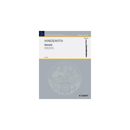 Hindemith Sonata for Bassoon and Piano 1938, Edition Schott, 20 Pages