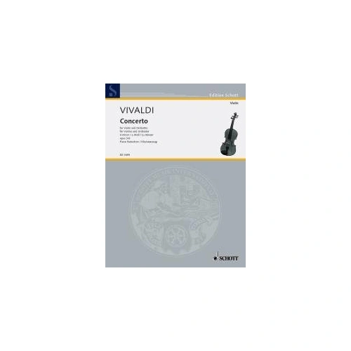 Vivaldi - L'Estro Armonico Op 3/6 RV 356 for Violin and Piano, 20 Pages, Schott Music