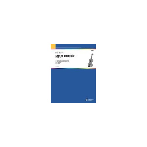 First Duets for Two Violins by Schott Music, 28 Pages, Violin Duet Format
