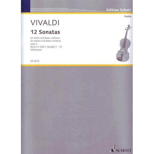 Vivaldi - 12 Sonatas Op. 2 Vol. 2 for Violin and Piano, Nos. 7-12