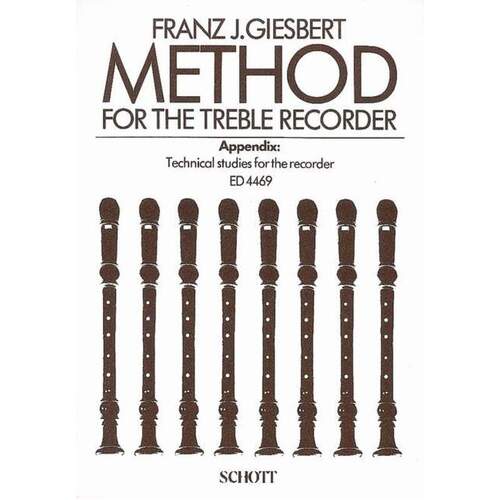 Giesbert - Method For The Treble Recorder (Softcover Book)