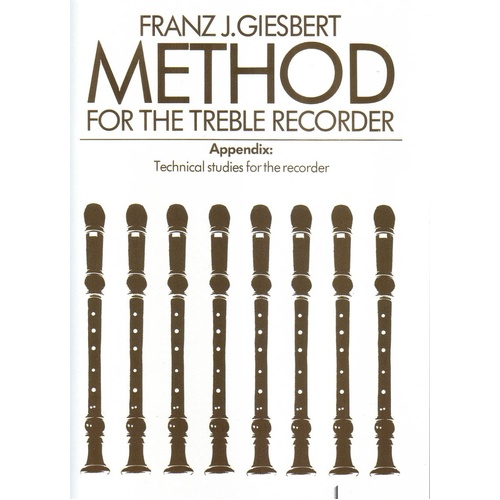 GIESBERT - Method for the Treble Recorder by Schott Music, 80 Pages