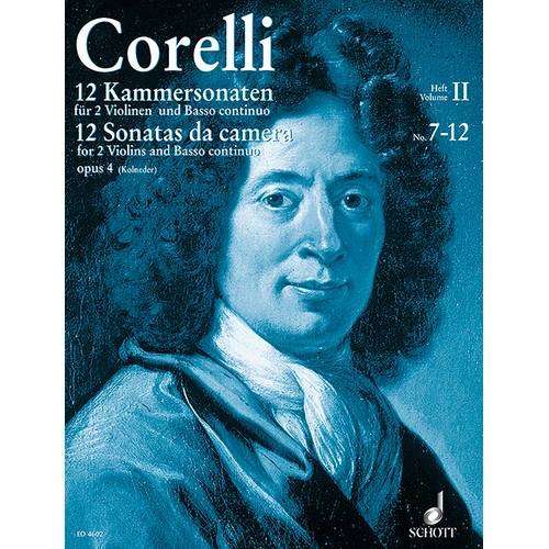 12 Chamber Sonatas Op 4 Volume 2 Nos 7-12