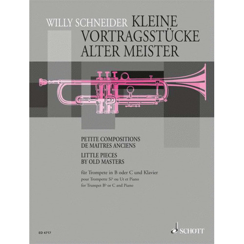 Little Pieces By Old Masters Trumpet/Piano Book