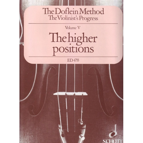 Doflein Method Vol 5: Higher Positions for Violin by Schott Music, 64 Pages