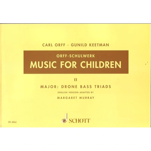 Music for Children Vol 2 by Ed Murray - Percussion | Recorder, 152 Pages, Schott Music