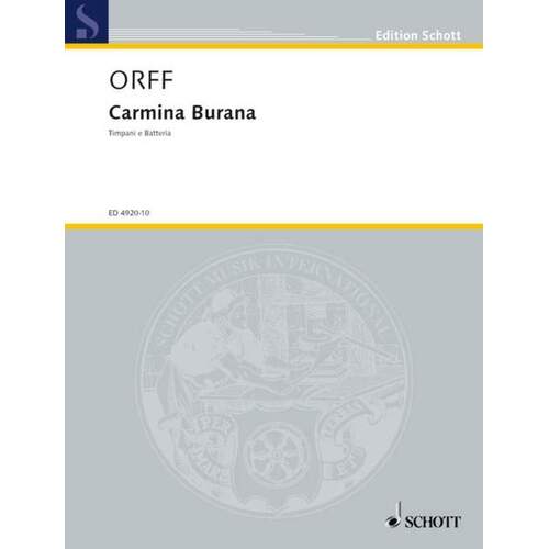 Carmina Burana Percussion Parts (Softcover Book)