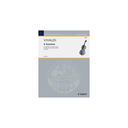 Vivaldi - 6 Sonatas for Cello and Piano, Edition Schott, 60 Pages