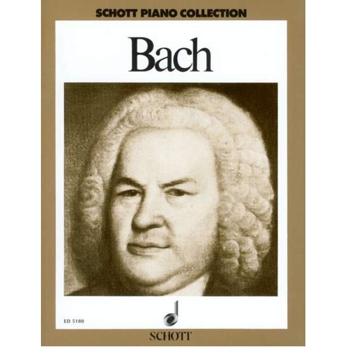 Schott Piano Collection - Bach by Johann Sebastian Bach, 64 Pages, Schott Music