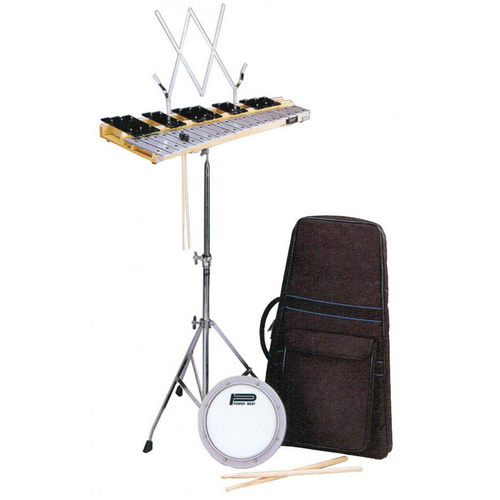 Mitello Glockenspiel Pack Includes Practice Pad Bag Stand Beaters Drum 