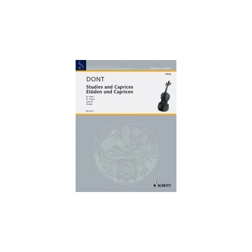 Dont Studies and Caprices Op. 35 for Violin, Edited by Max Rostal, 68 Pages, Published by Schott Music