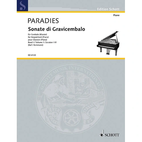 Sonatas for Harpsichord Book 1 Nos 1-6 Sheet Music
