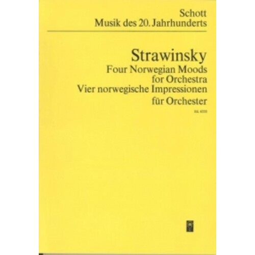 Four Norwegian Moods For Orchestra
