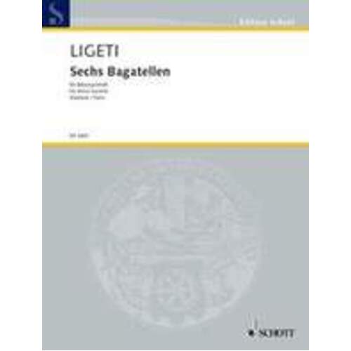 Ligeti - 6 Bagatelles Wind Quintet Set Of Parts (Set Of Parts) Book