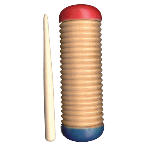 Wooden Guiro Shaker Natural Finish Kids Percussion inc. Scraper