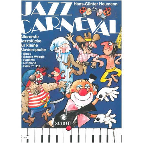 Heumann - Jazz Carnival for Piano by Hans-Guenter Heumann, 24 Pages, Schott Music