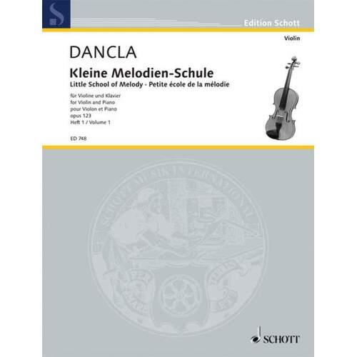 DanClarinet - Little School Melody Op 123 Vol 1 Violin/Piano (Softcover Book)