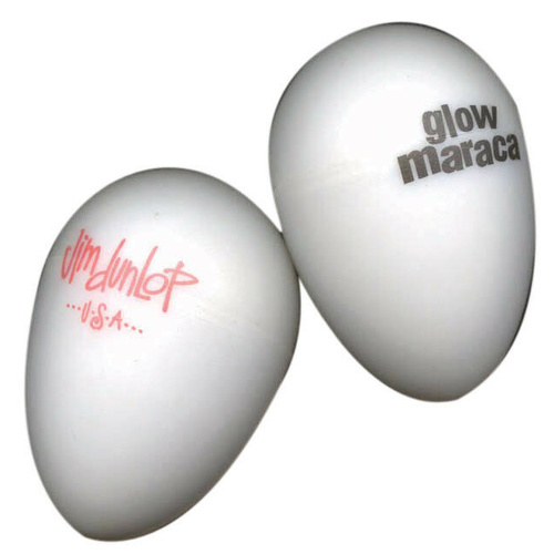 JIM DUNLOP - Pair Egg Maracas Glow In Dark Shakers Percussion Education