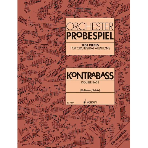 Double Bass Orchestral Audition Test Pieces